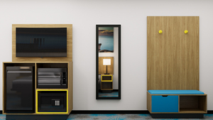 Muebles de Hotel Days Inn by Wyndham Directo de Fábrica, Juego de Muebles Personalizados para Dormitorio de Hotel, Consola - Product Image 5