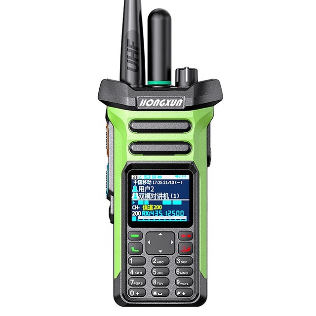 HX GD3288F 10W Dual Mode Walkie Talkie POC + UHF 400-520MHz 200CH Type-C Two-Way Radio for Outdoor with XINPOC/Global-PTT