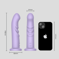 WINYI WY0800 RENEE 360° Rotierender Dildo-Vibrator für Frauen Wasserdichter Weicher Silikon G-Punkt-Massagegerät USB-Aufladbares Sexspielzeug