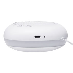 Veilleuse électrique blanche pour bébés et enfants, dispositif d'aide au sommeil portable, 20 sons apaisants, rythme cardiaque, volume réglable RVB - Product Image 4