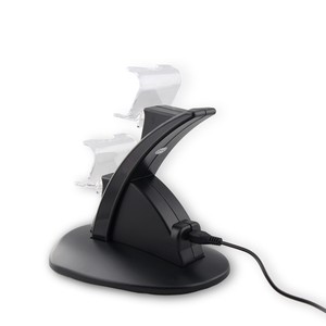 Base de carga para <span class=keywords><strong>PS4</strong></span>/Slim/<span class=keywords><strong>PS4</strong></span> Pro, Cargador USB Dual, soporte de estación de acoplamiento con pantalla de estado de carga - Product Image 5