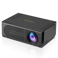 M200 Mini DLP Projektör 480P 1080P Destekli 100 ANSI Lümen 3D Dahili LED Taşınabilir 0.5kg 1G+8G İş Eğitim