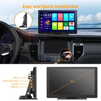 Sistema de Navegación GPS Portátil Android 10 de 9 Pulgadas para Corolla, 12 Meses de Garantía, Pantalla Táctil IPS, Asistencia de Marcha Atrás, Mirror Link, Carplay