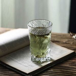 Vidrio estampado glaciar casero de estilo japonés-Ideal para whisky, diseño único y de alto valor, vaso de cerveza esmerilado estilo Ins - Product Image 5