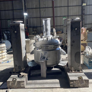 Tanque de mezcla de acero inoxidable con calefacción Tanque agitado Reactor 500 l Máquina de pegamento de fusión en caliente Máquina de fabricación Spc - Product Image 5