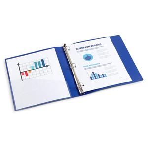 Biểu tượng tùy chỉnh kích thước thư PP nhựa tài liệu danh mục đầu tư trình bày Laminate Pocket thư mục tập tin với 3 ngạnh - Product Image 1