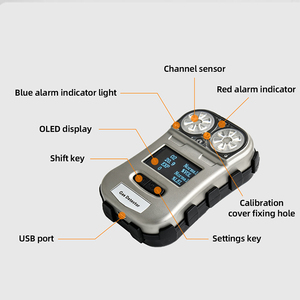 Détecteur de gaz miniature DUOTESI certifié CE IP45, analyseur de fuites, charge USB, écran OLED, haute précision, technologie multi-capteurs - Product Image 3