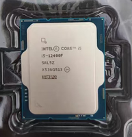 Pour processeur de bureau Intel Core I5-12400F 6 cœurs 12 threads LGA1700 d'occasion, 2,5 GHz jusqu'à 4,4 GHz, sans carte graphique intégrée
