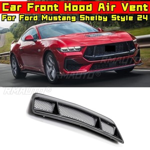 Rejilla de Ventilación para Capó Delantero de Coche, Kit de Carrocería de Fibra de Carbono Real, Parrilla Delantera para Ford Mustang S650 Estilo Shelby, Pieza Exterior - Product Image 2