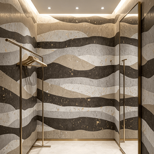 Fabricant de papier peint naturel en Chine, matériaux écologiques et durables, revêtement <span class=keywords><strong>mural</strong></span> en liège 3D pour la conception d'intérieur de projets - Product Image 2