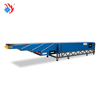 Transportador de Banda Telescópico Industrial, Sistema de Banda Transportadora Extensible, Plataforma Móvil Eléctrica para Carga y Descarga de Contenedores