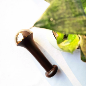 Baguette Kansa Masseur pour le visage et les pieds Avantages ayurvédiques du bronze-Restaurer le lustre grâce à la désintoxication visage de <span class=keywords><strong>massage</strong></span> gua sha - Product Image 4