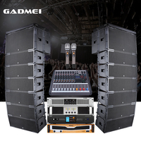 MORIN LA-210 Columna de sonido de la mejor calidad Altavoz de matriz de línea profesional Sistema de sonido pasivo potente de gama completa para fiesta