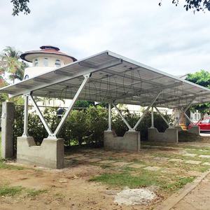 Alumínio modular Solar Carport para 2 4 carros Single Double Row Design montagem rápida - Product Image 5