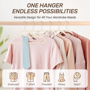 Gancho de Terciopelo Antideslizante Reforzado al por Mayor con Gancho Dorado para Ropa, Diseño Multifuncional de Una Sola Capa que Ahorra Espacio para Sala de Estar - Product Image 5