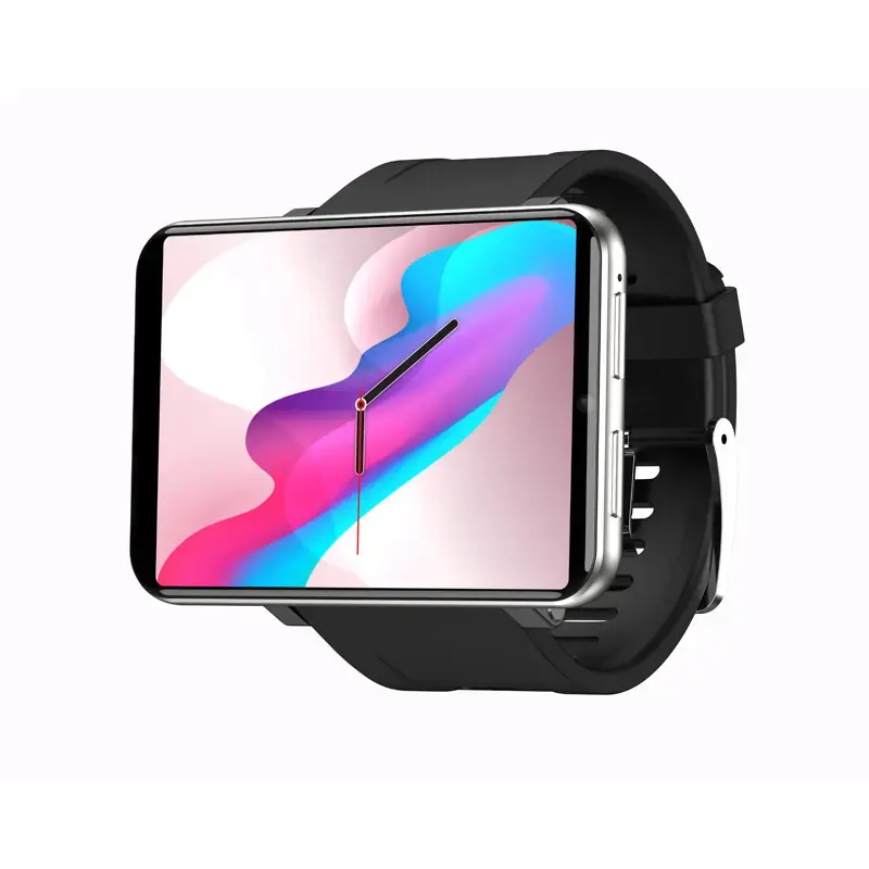 2.86 polegadas IPS Touch Screen DM100 4G Smart Watch Android OS com GPS WiFi Câmera Chamada Funções Monitor de Freqüência Cardíaca Telefone de pulso