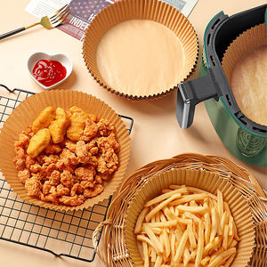<span class=keywords><strong>Papel</strong></span> para Freidora de Aire, 200 Unidades, Redondos, para Canastas de 5 a 8 Cuartos, Sin Blanquear, Antiadherentes, Resistentes al Aceite, <span class=keywords><strong>Papel</strong></span> para Freidora de Aire - Product Image 5