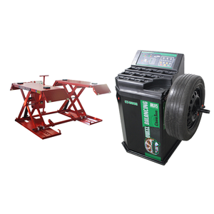 Elevador Hidráulico de Tijera CHENTUO CT606 de 5t y un Cilindro para Reparación de Automóviles, Elevador para Cambio de Neumáticos en Garaje - Product Image 1