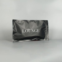 Sac d'emballage mat imprimé avec logo personnalisé, fermeture éclair refermable pour boxers, caleçons, sous-vêtements, vêtements pour hommes