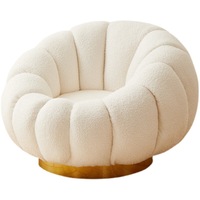 Chaise de salon nordique minimaliste Canapé simple en tissu de laine de velours de luxe Fauteuil paresseux