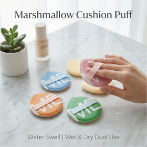 Éponge de maquillage en forme de coussin de guimauve <span class=keywords><strong>grande</strong></span> <span class=keywords><strong>taille</strong></span>, douce, lavable, <span class=keywords><strong>sans</strong></span> <span class=keywords><strong>latex</strong></span>, accessoires pour maquillage, fournisseur en gros - Product Image 1