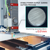 Machine de découpe laser à fibre de très haute précision Rayther, découpeuse CNC, prise en charge AI/PLT pour la découpe de bijoux, de tôles, refroidissement par eau