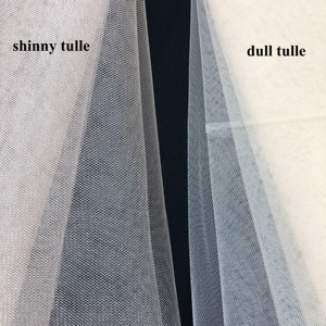 100% nylon mềm váy cô dâu ngu si đần độn vải tuyn Bolt lưới vải Rolls Nylon <span class=keywords><strong>3m</strong></span> Chiều rộng vải cho Wedding party Dress - Product Image 6