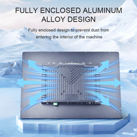 Panel PC Industrial de Alta Calidad de 21 Pulgadas, IP66, Sin Ventilador, Resistente al Agua, Monitor Táctil Todo en Uno, Compatible con Realidad Virtual USB