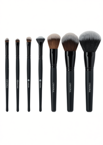 Ensemble de pinceaux de maquillage Crenoral, 6 pièces, poils synthétiques, outils cosmétiques professionnels pour l'application sur le visage - Product Image 1