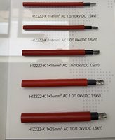 1000V PV1-F für Verzinntes Kupfer Einadriges Solar-PV-Kabel 2,5mm-10mm Größen