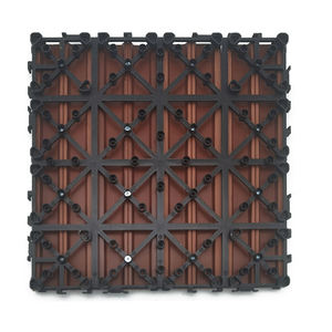 SHENGCHENG WPC Woodgrain Interlocking Composite Decking Tiles Outdoor Use Easy DIY Deck Tiles Exterior - Product Image 4