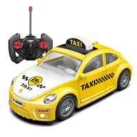 Voiture télécommandée RC 49 MHz 4 canaux 1:22 avec télécommande experte, utilisation intérieure-extérieure, borne de recharge incluse