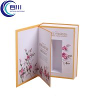 Caja de Regalo de Papel Rígido Colorida al por Mayor, Estilo Libro, con Logotipo Impreso, para Perfumes, Aceites y Productos Cosméticos