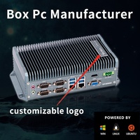 Mini Pc Intel I3 Dual Lan Industrial Pc IPctech Fanless Industry Mini Box Pc Computadora integrada Custom AluMinium Alloy Mini Pcs