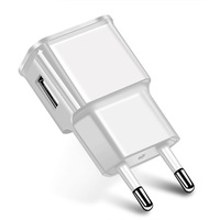 Chargeur de téléphone portable USB 5V 1A, prise EU/US, 12W/10W, universel, pas rapide, chargeur mural de voyage pour Samsung Xiaomi