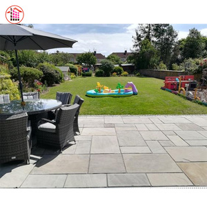 Đá lát sân bằng đá sa thạch Ấn Độ tự nhiên, kích thước 12x24, giá cả cạnh tranh, dùng cho lát đường lái xe ngoài trời. - Product Image 2