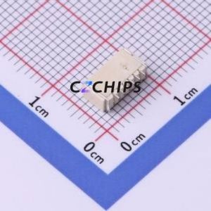 WAFER-SH1.0-6PWB Wire-to-Board Pin Header SMD,P=1mm,Horizontal Mount Connector 1x6P 1mm Horizontal Mount SH - Product Image 2