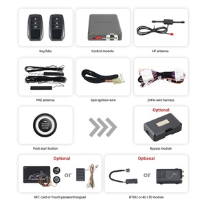 Easyguard CANBUS <b>Push</b> Button Start Kit for Toyota Fortuner 2016- 2020 Plug and Play Keyless Entry Remote Start - Product Image 3
