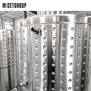 Cuve de Fermentation en Acier Inoxydable 1000L <span class=keywords><strong>à</strong></span> Enveloppe Alvéolée, Cuve Brillante <span class=keywords><strong>pour</strong></span> Vin et <span class=keywords><strong>Bière</strong></span>, Récipient Sous Pression avec <span class=keywords><strong>Pompe</strong></span> PLC - Product Image 6