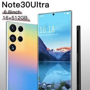 Note 30 Global version unlocked 4G 5G Smartphone 12GB+512GB Mobile Phones Android 11 Large screen Fingerprint mobile phone