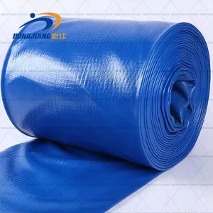 支持定制的各种颜色可抵抗扭结和扭曲20-100m layflat软管PVC