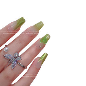 Eco-friendly Nail Art magico specchio in polvere con fata Glitter rosa verde rosa verde mela verde Design <span class=keywords><strong>Aurora</strong></span> per uso pennello - Product Image 3
