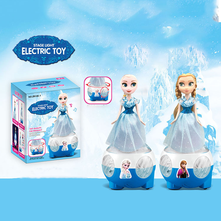 Новое поступление, Высококачественная кукла принцессы, белоснежная фигурка с подсветкой и музыкой, светящаяся сценическая кукла-шарик на батарейках