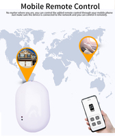 Contrôleur intelligent YET863WTR Smart Life & TUYA App, commande vocale Alexa pour ouvre-porte à enroulement tubulaire, moteur tubulaire AC 100V-240V 433mhz