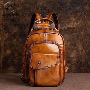 Andong Retro Handmade Color <b>Men</b> Shoulder Bag Genuine Cowhide Business <b>Backpack</b> with USB Charging <b>Backpacks</b> Cow <b>Leather</b> - Product Image 1