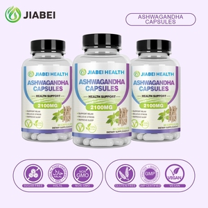 תוספת יצרן Aashwagandha אישית קפסולות צמחי מרפא צמחוניים למבוגרים שיפור איכות שינה - Product Image 3