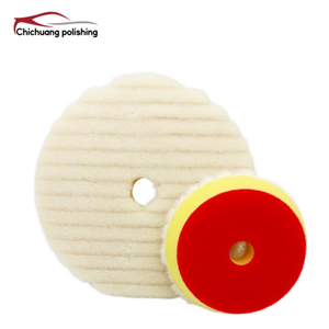 Almohadilla de lana de 6 pulgadas (150 mm) de 3 pasos para pulidora DA, almohadilla de pulido de lana corta, almohadilla de pulido de esponja - Product Image 1