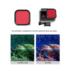 Boîtiers étanches KAMPHO, filtres de <span class=keywords><strong>plongée</strong></span>, coque de <span class=keywords><strong>plongée</strong></span> sous-marine pour <span class=keywords><strong>GoPro</strong></span> <span class=keywords><strong>Hero</strong></span> 13 12 11 10 <span class=keywords><strong>9</strong></span> - Product Image 6