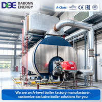 Chaudière à vapeur industrielle à gaz ou mazout liquide 2 tonnes/h 3 tonnes/h pour brasserie, usine, haute performance, trois passages