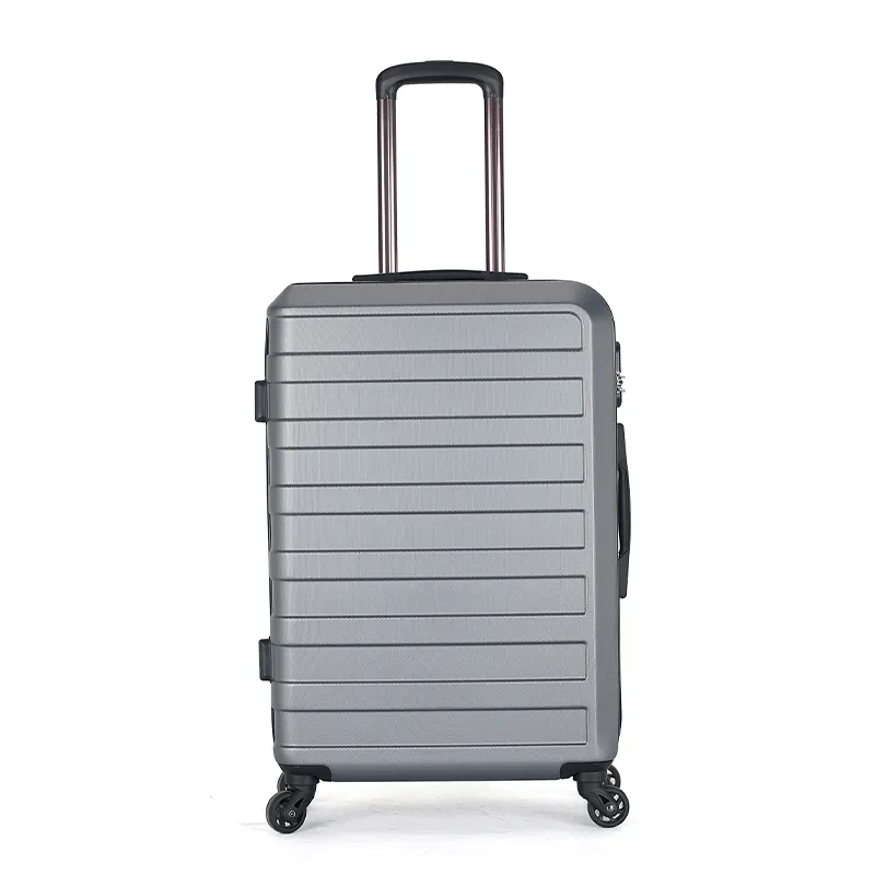 थोक मूल्य ब्रांड सेल्फ वेइंग सूटकेस यह 4 व्हील सूटकेस सामान सेट फैक्टरी कीमतों के साथ